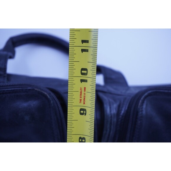 Tumi Alpha 96141D4 All-Leather Expandable Briefcase Shoulder Messenger Bag PC - Picture 3 of 8